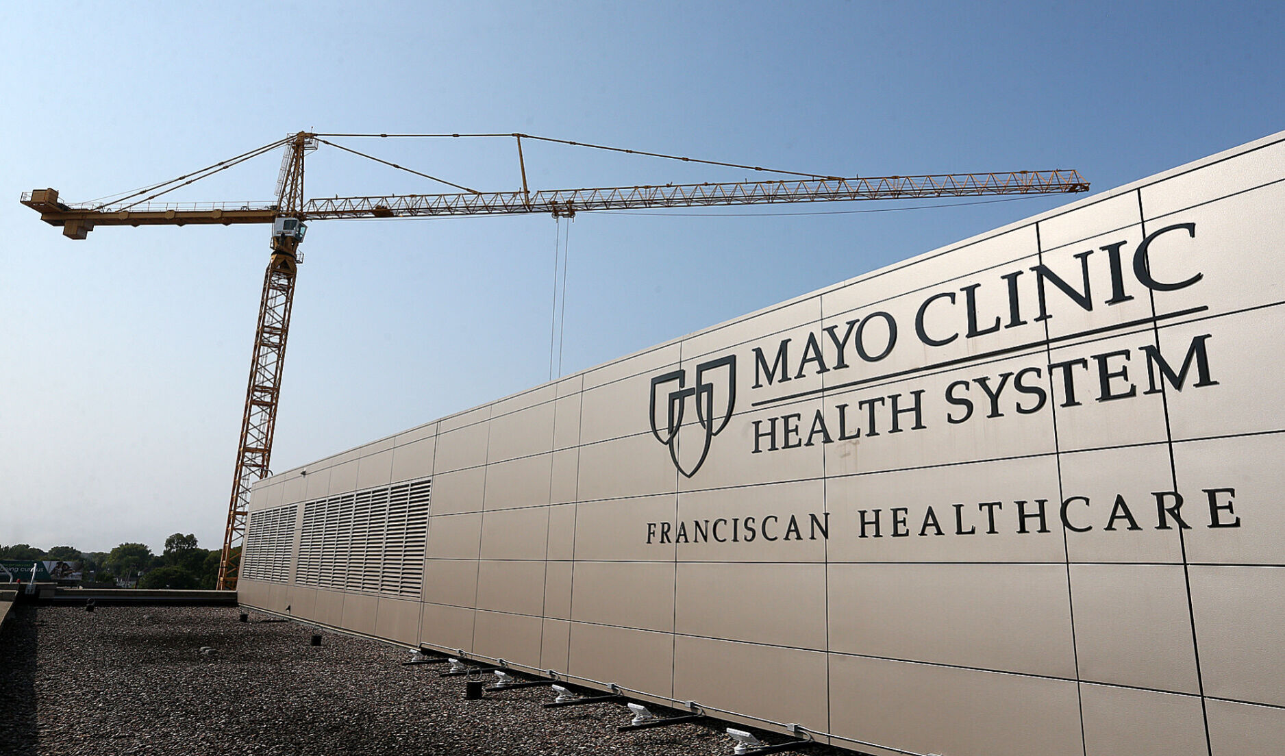 Construction of Mayo Hospital